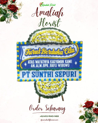 Papan Bunga Duka di Sambongpari
