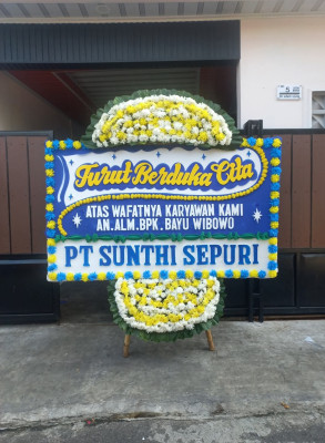 Papan Bunga Duka di Sambongpari
