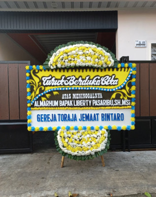 Papan Bunga Duka di Sambongpari